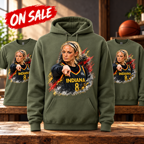 Indiana Women's Basketball Hoodie, T-Shirt or Sweatshirt | No. 8 Graphic