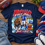 Buffalo Football Hoodie, T-Shirt or Crewneck Sweatshirt | Built by Grit Graphic