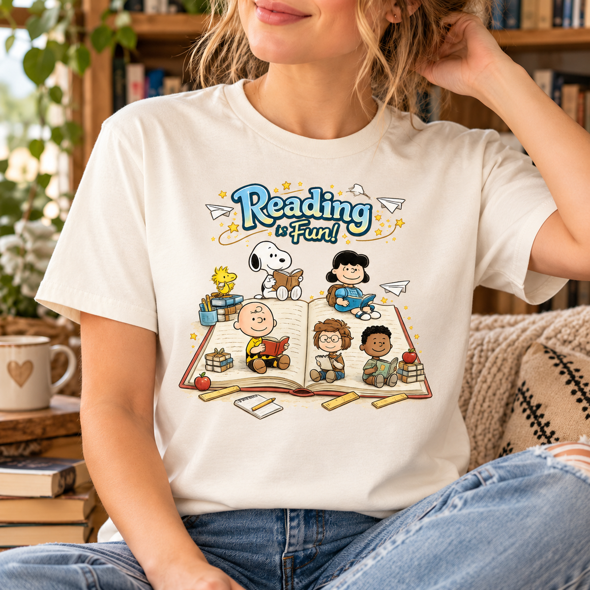 Reading Is Fun Hoodie, T-Shirt or Sweatshirt | Book Lover Gift for Teachers