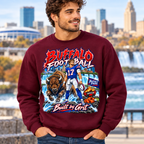 Buffalo Football Hoodie, T-Shirt or Crewneck Sweatshirt | Built by Grit Graphic
