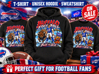 Buffalo Football Hoodie, T-Shirt or Crewneck Sweatshirt | Built by Grit Graphic