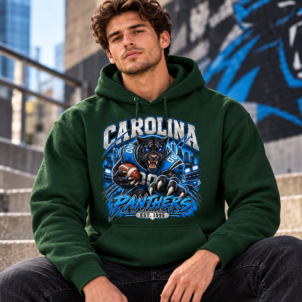 Carolina Panthers Graphic Shirt, Sweatshirt or Hoodie, Football Fan Apparel
