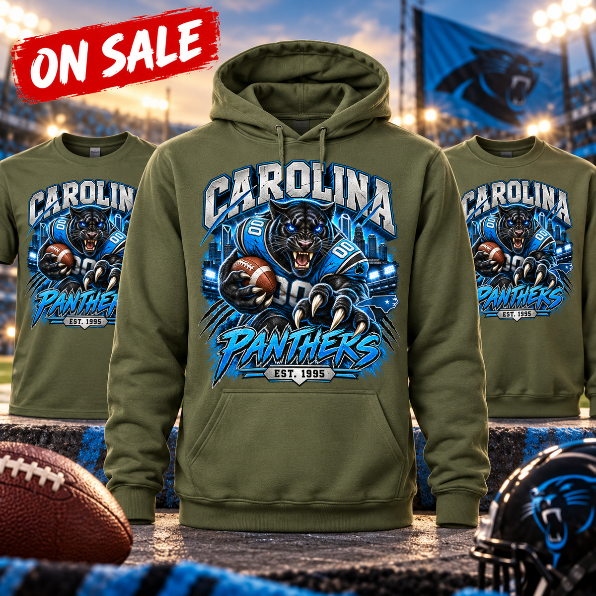 Carolina Panthers Graphic Shirt, Sweatshirt or Hoodie, Football Fan Apparel