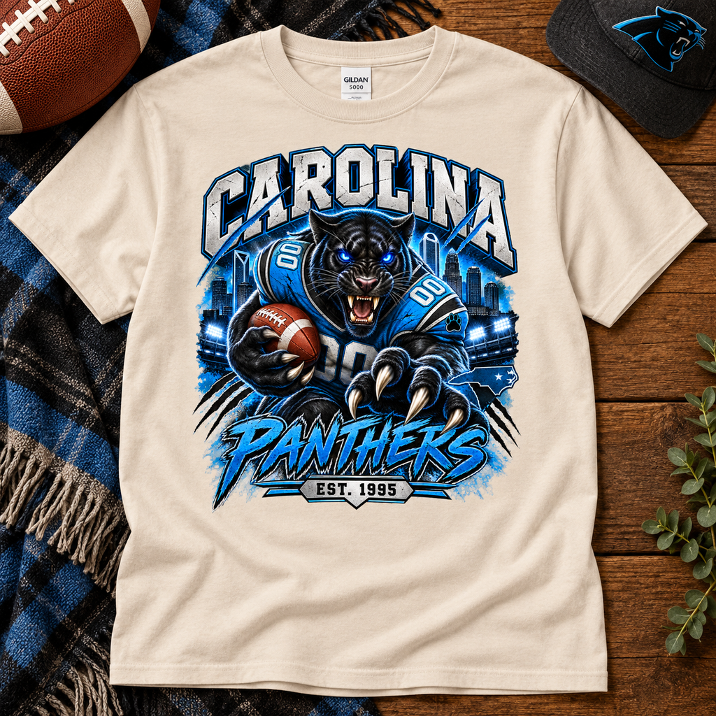 Carolina Panthers Graphic Shirt, Sweatshirt or Hoodie, Football Fan Apparel